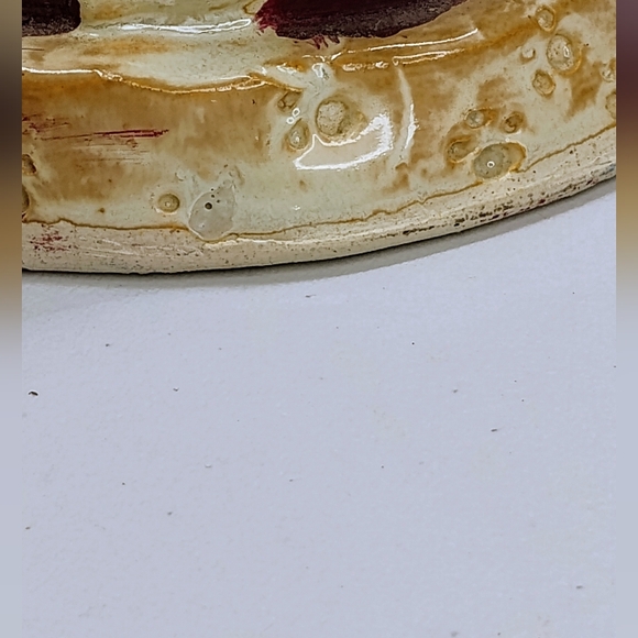 Vintage Handcrafted Ceramic Pottery Santa Claus Signed 13.5" Tall Christmas R-3 - Picture 6 of 14